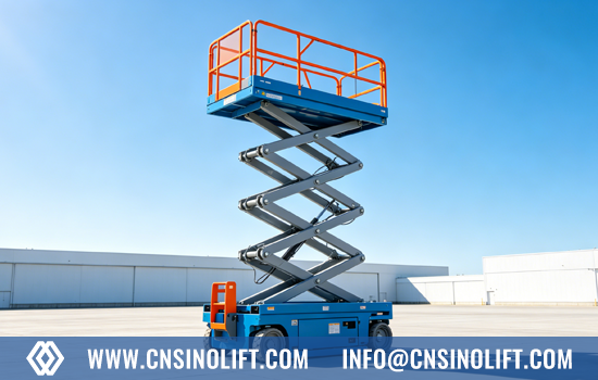 Chinese scissor lift manufacturer quality inspection and electric aerial work platform